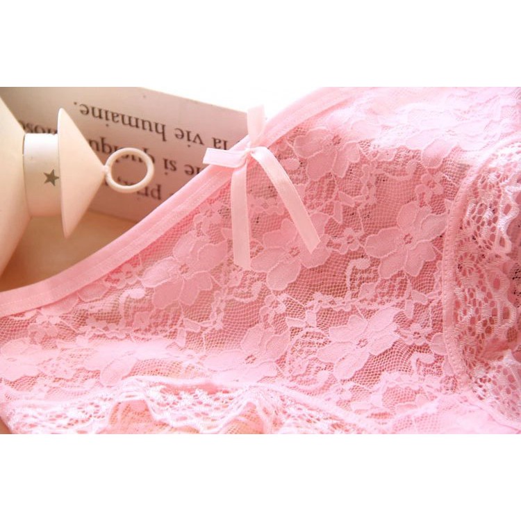 Combo 05 Quần Lót Nữ Ren Nơ Nhiều Màu Cao Cấp Thoải Mái Sexy (3 size)
