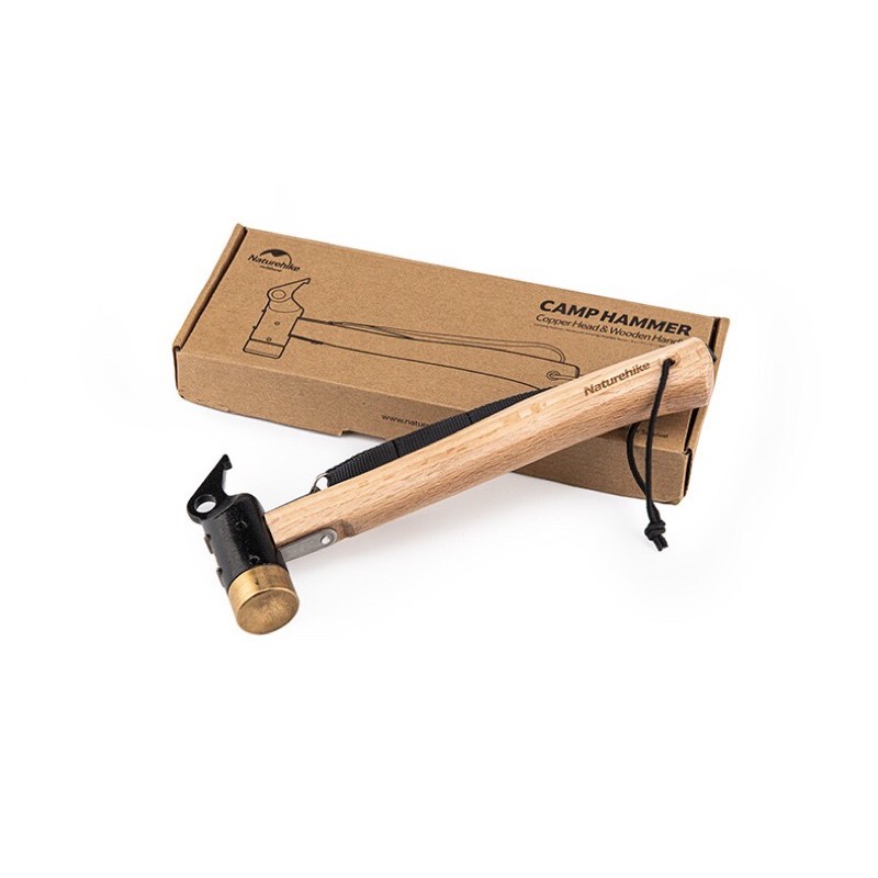Đồ cắm trại búa thép đóng cọc lều Naturehike campoutvn NH20PJ083 du lịch dã ngoại đẹp sang glamping đúc nguyên khối A198