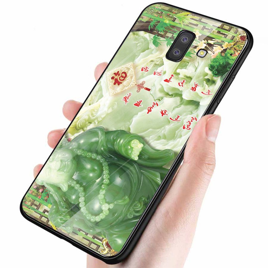 Ốp kính cường lực cho điện thoại Samsung Galaxy J8 - thần tài kim MS TTKIM046