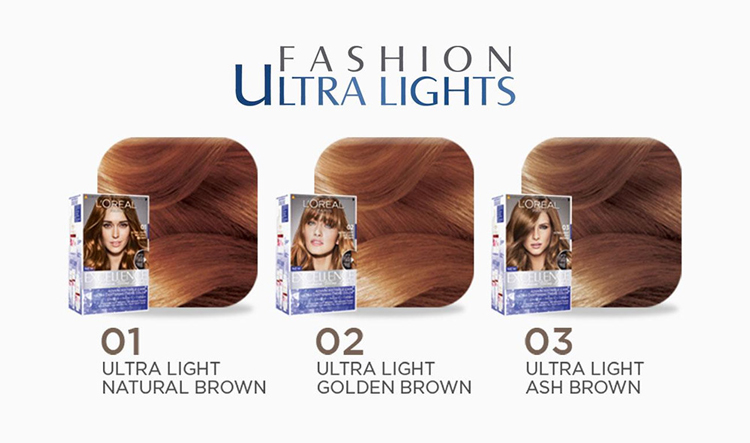 Combo 2 Kem Nhuộm Nâng Sáng 4 Tông Ultra Light 03 L'ORÉAL Paris