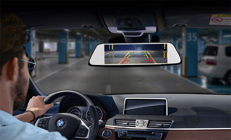 Camera Hành Trình Gương 4G GPS Tích Hợp Camera Lùi E06 - Hàng Nhập Khẩu