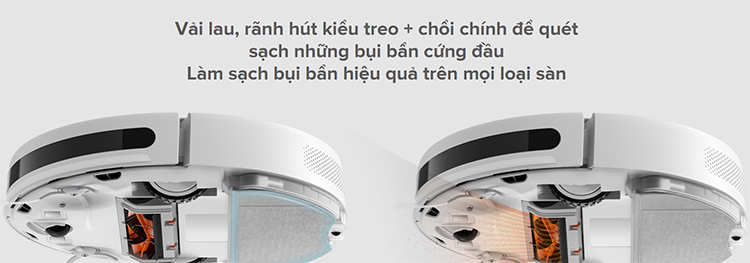 Máy Hút Bụi Xiaomi Mi Robot Vacuum-Mop Essential SKV4136GL - Hàng Chính Hãng