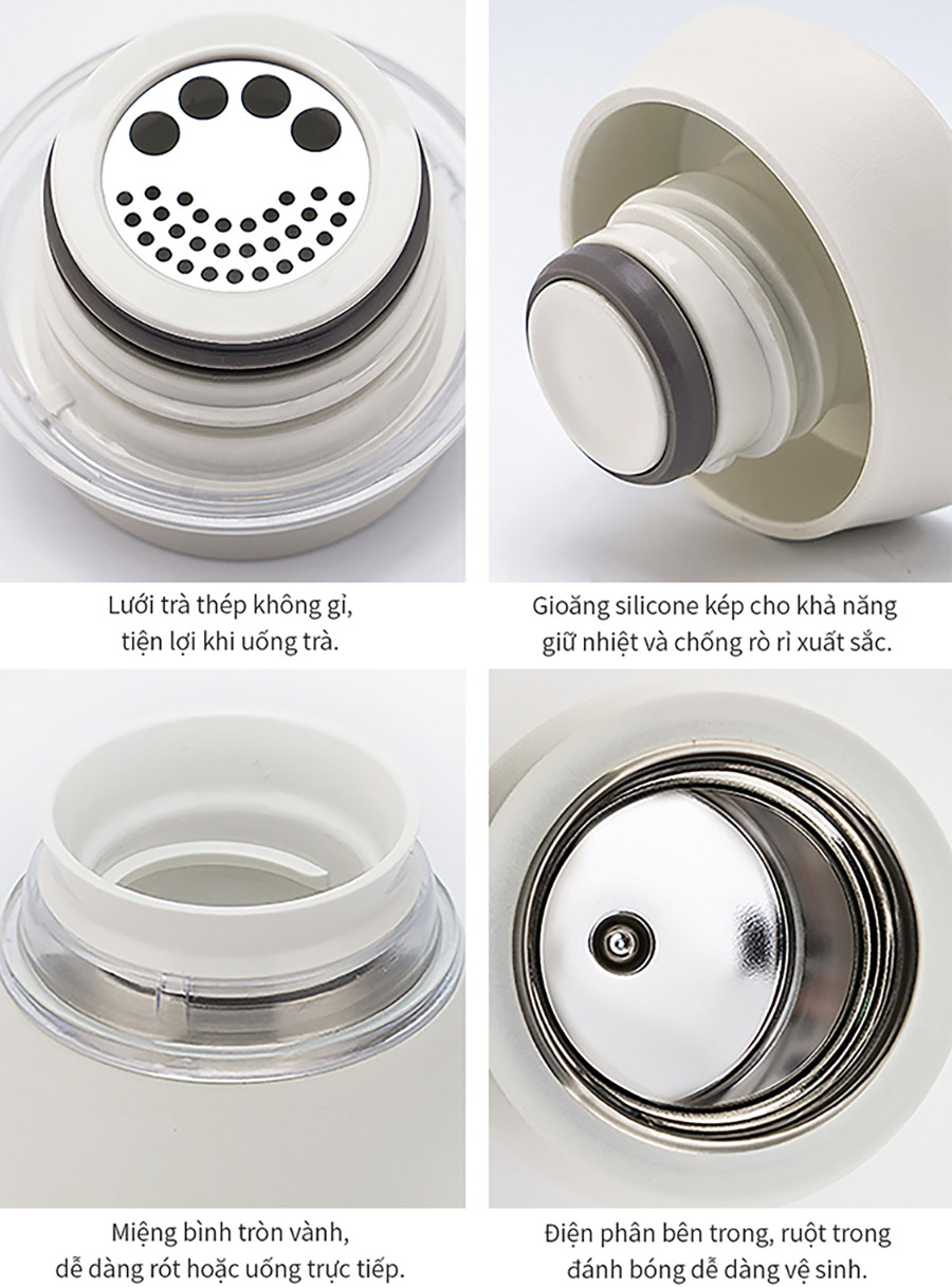 Bình giữ nhiệt LocknLock Feather Light Ring 460ml