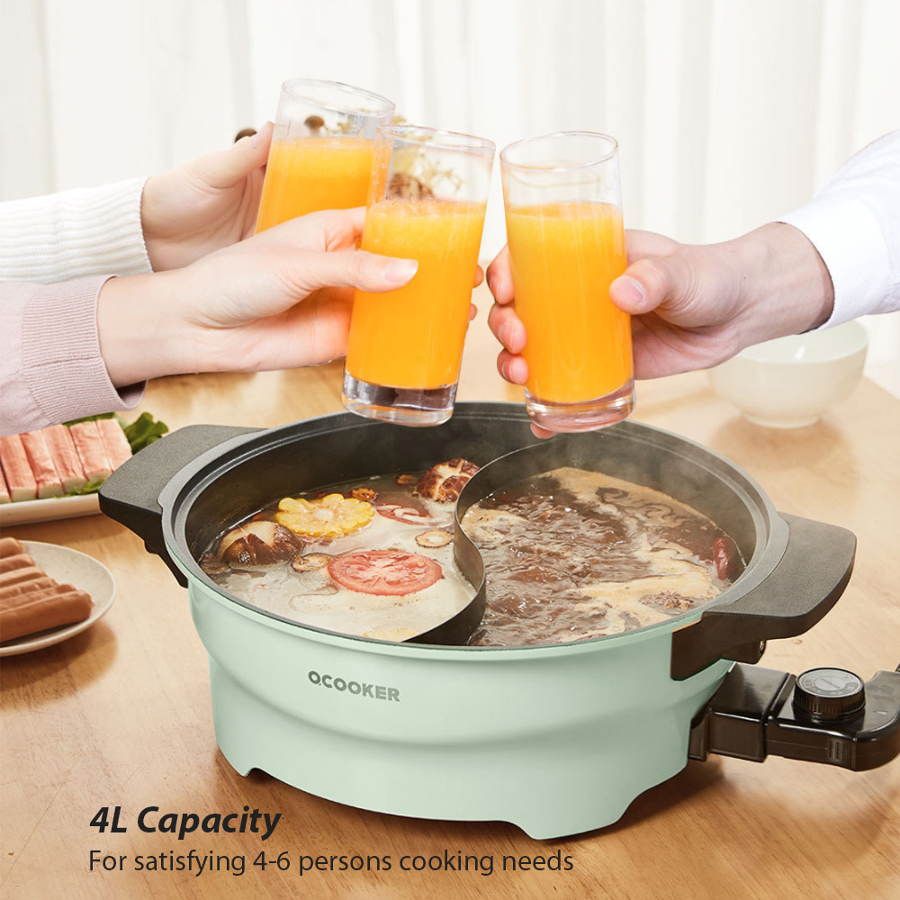 Nồi Lẩu Điện 2 Ngăn Xiaomi OCOOKER CR-HG03