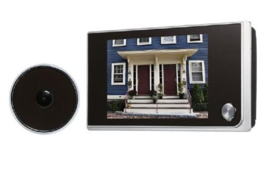 Digital Door Camera 3.5inch LCD Color Screen 120 Degree Peephole Viewer Door Eye Viewer (Batteries are not included)