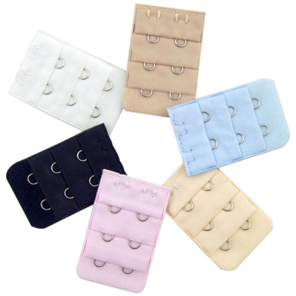 Combo 5 Móc nối điểu chỉnh quai áo ngực siêu tiện lợi 3 hàng 2 móc và 3 hàng 3 móc