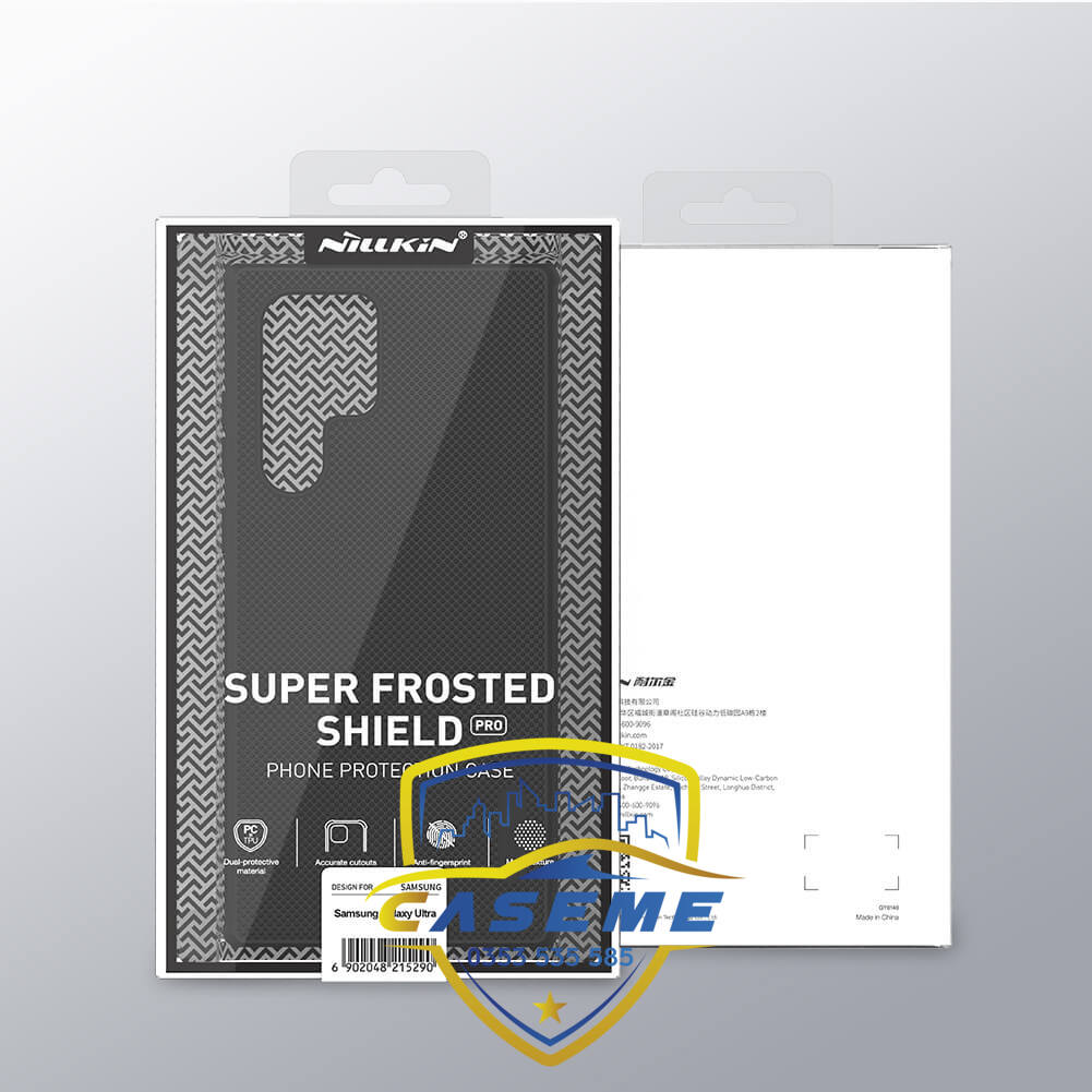 Ốp lưng dành cho Samsung S22 Ultra hàng chính hãng Nillkin dạng sần