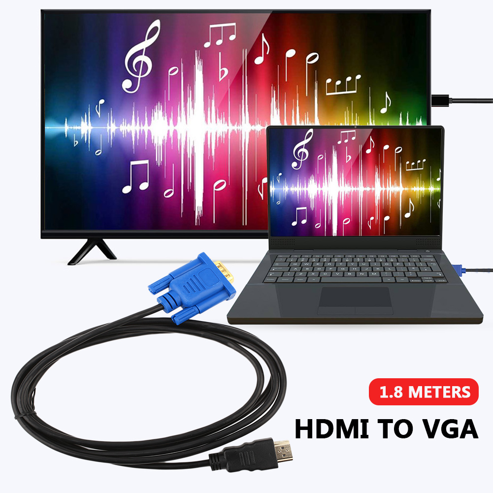 Cáp Adapter HDMI 1.8m Sang Máy Chiếu VGA