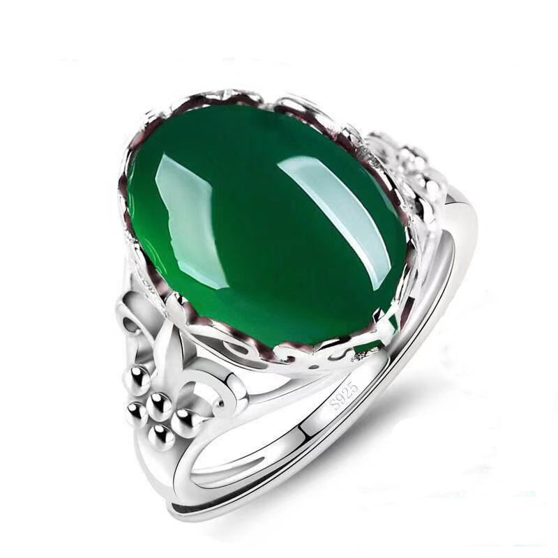 Combo Nhẫn Xoàn, Kiểu dáng Ruby, Hợp kim tráng Platin, Hợp Nam Nữ, Phong cách Cung đình, Kèm túi đựng Cung Hỷ - mẫu CrownX.436B