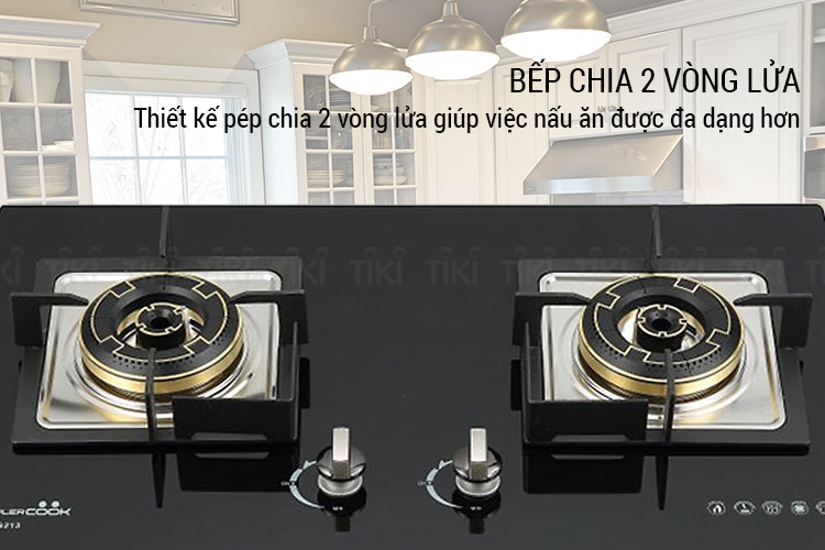 Bếp Gas Âm Kepler Cook KL G213 (75cm) - Hàng Chính Hãng