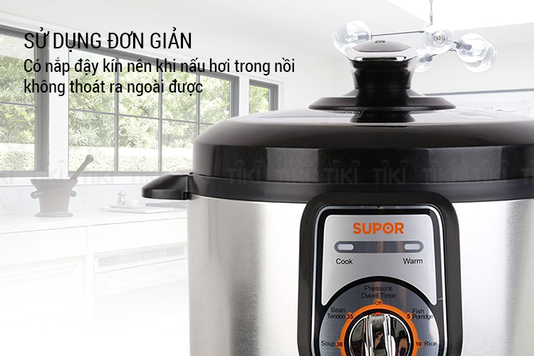 Nồi Áp Suất Điện Supor CYYB50YA10VN-100 (5.0 lít) - Hàng Chính Hãng