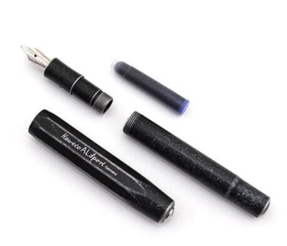 Kaweco AL Sport Stonewashed Washed Blue Aluminum Business Classic Pen Sports Retro Fashion Washing Series Pen EF 0.5mm [Germany Import]