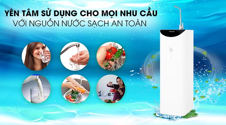 Máy lọc nước Hydrogen ion kiềm Kangaroo KG100ES - Hàng chính hãng