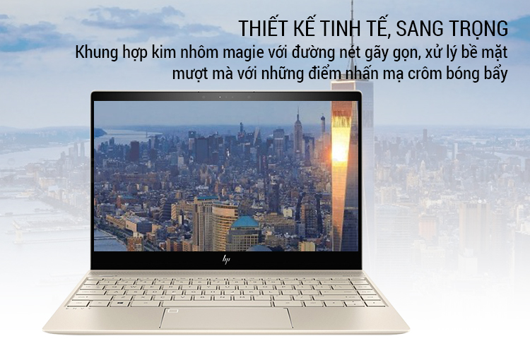 Laptop HP Envy 13-ad139TU 3CH46PA Core i5-8250U/Win10 (13.3 inch) - Vàng - Hàng Chính Hãng