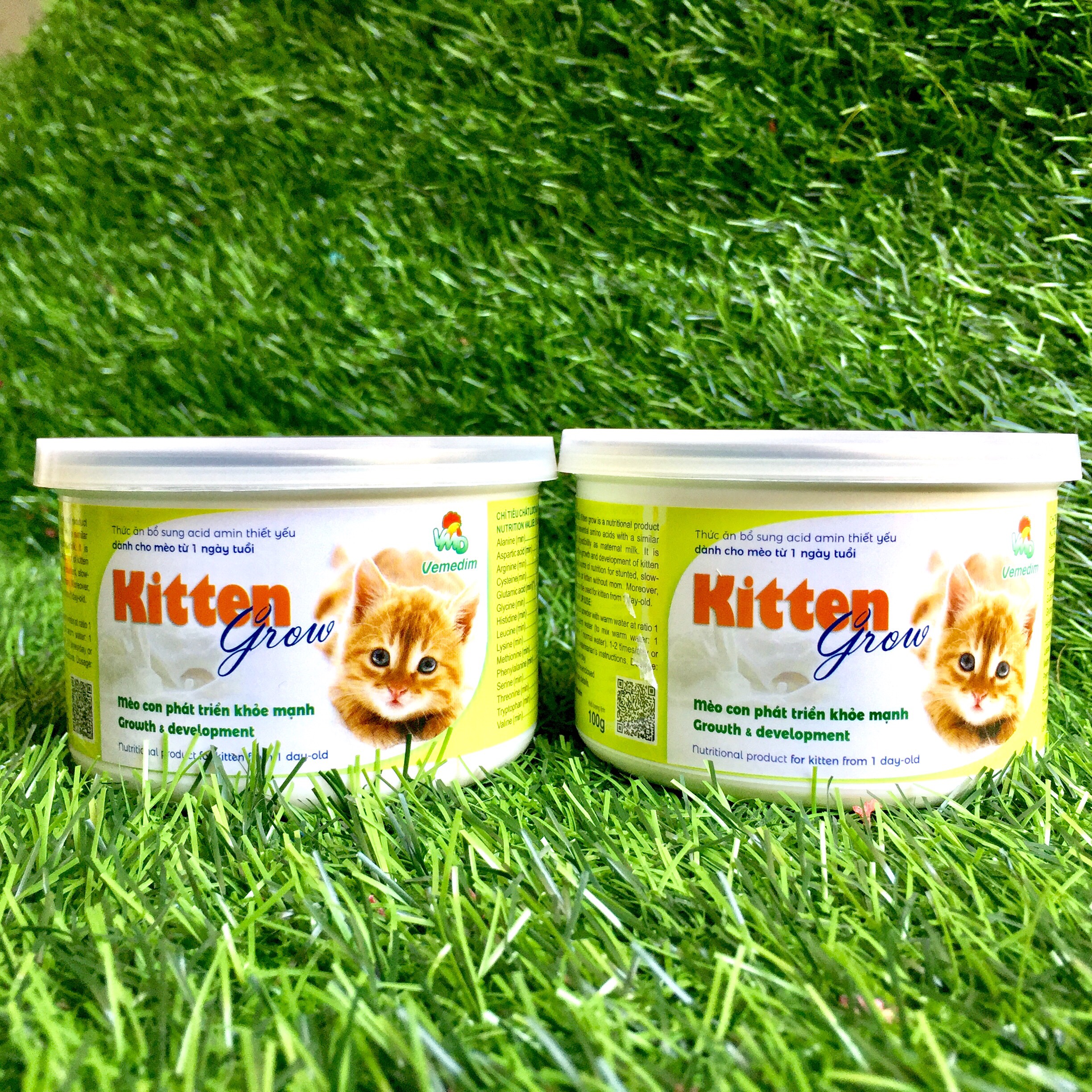 Kitten Grow - Sữa cao cấp dành cho mèo trên 1 ngày tuổi cung cấp dưỡng chất thiết yếu cho thú cưng - an toàn không tiêu chảy