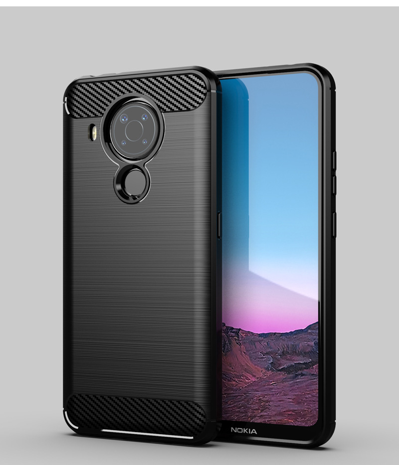 Ốp lưng chống sốc dành cho Nokia 5.4 Silicon hàng chính hãng Rugged Shield cao cấp - Hàng Nhập Khẩu
