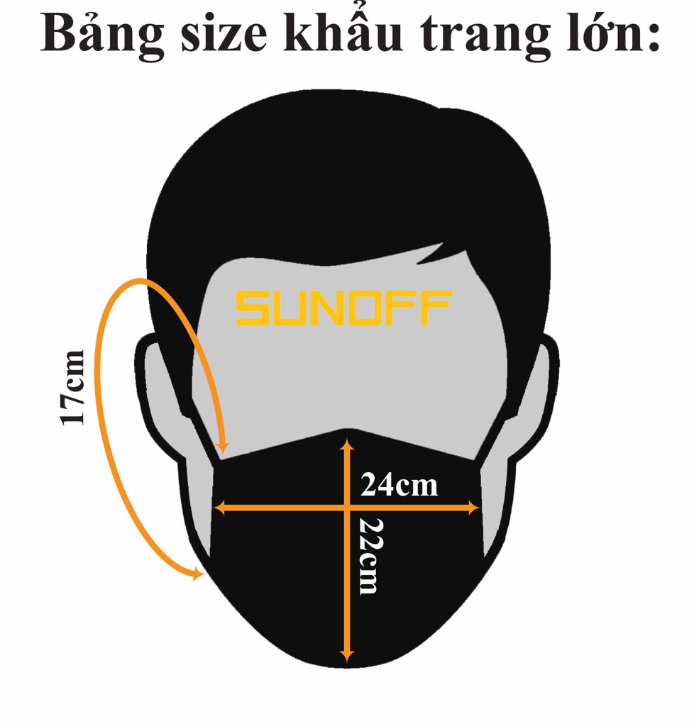 SUNOFF - KHẨU TRANG CHỐNG NẮNG