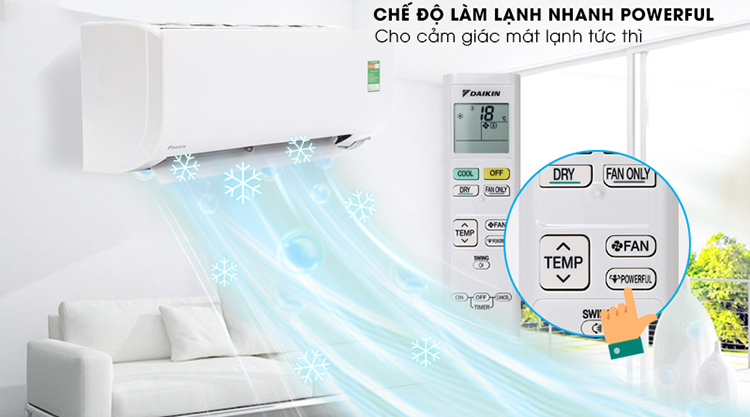 Điều hòa Daikin FTC35NV1V, 1 chiều, 1.5HP, R32 - Hàng Chính Hãng Điều hòa Daikin FTC35NV1V, 1 chiều, 1.5HP, R32 - Hàng Chính Hãng