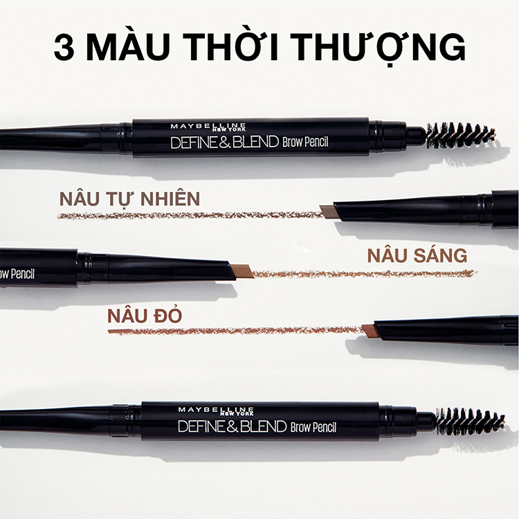 Bộ Đôi Trang Điểm Mắt Maybelline Mascara Magnum & Chì Mày Define & Blend (15g)