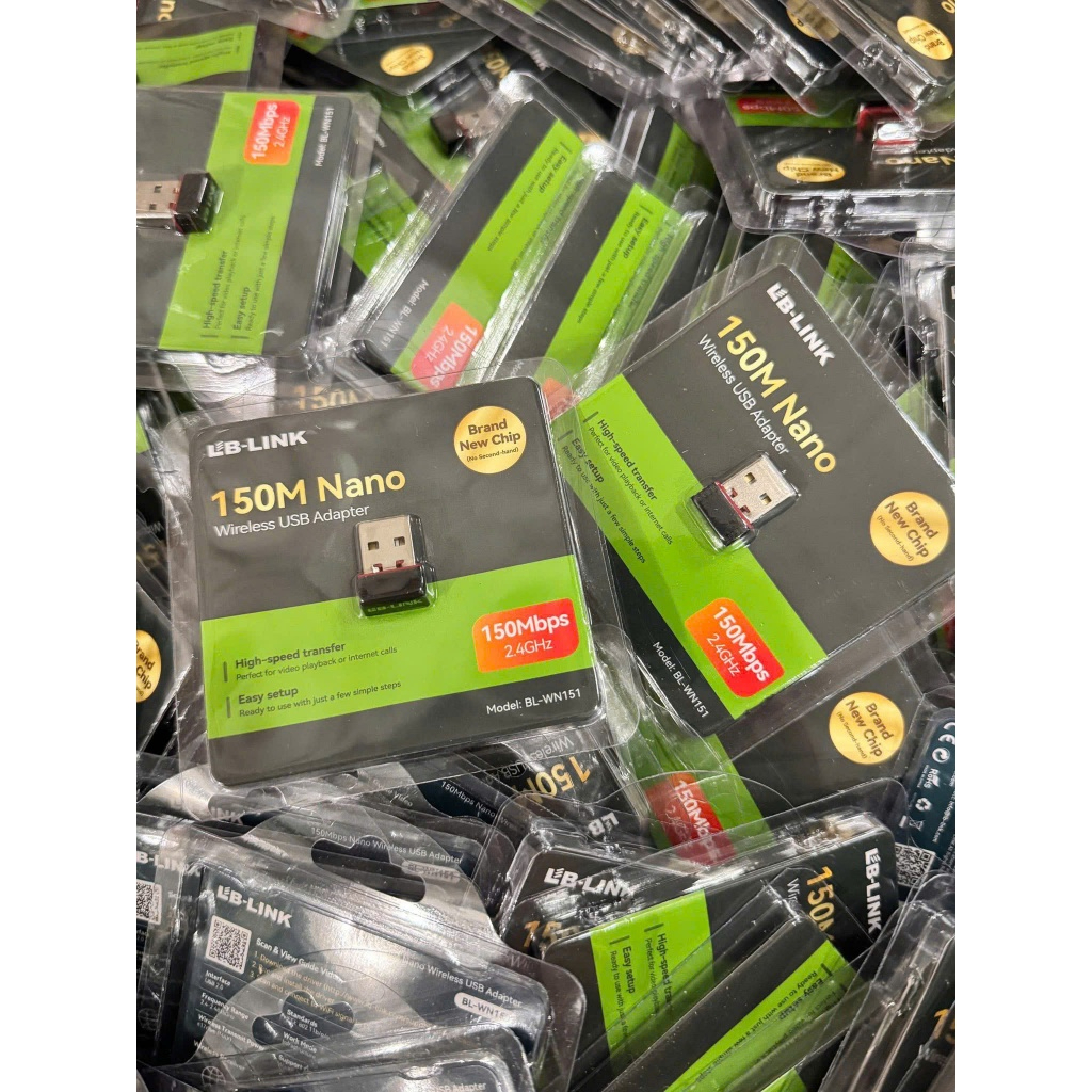 USB Thu Wifi LB-LINK BL-WN151 Nano - Hàng chính hãng 