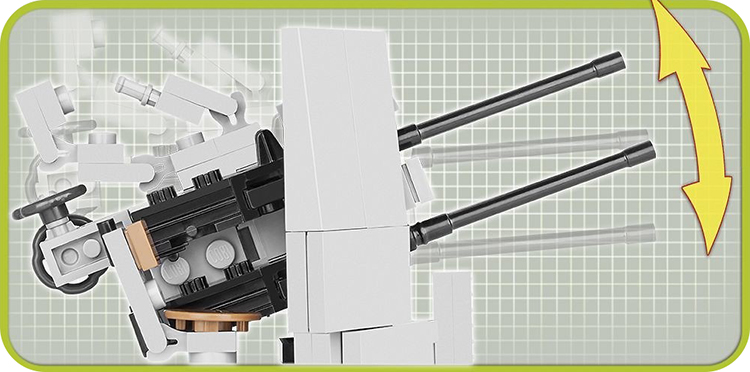 Đồ Chơi Lắp Ráp Súng Phòng Không 2CM COBI - 2186