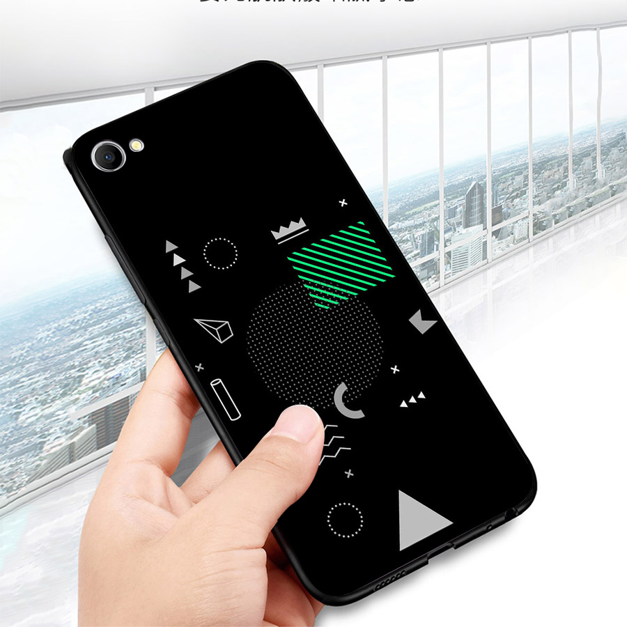 Ốp lưng cứng viền dẻo dành cho điện thoại Oppo A71 - hình vẽ ngẫu nhiên MS HVNN001