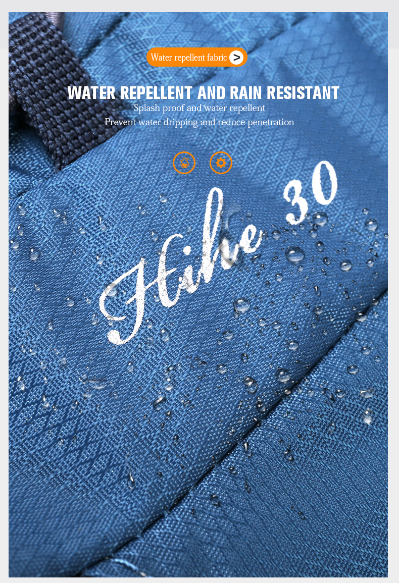 Túi leo núi chống thấm nước ngoài trời CAMEL Balo đi bộ đường dài 30L dành cho nam và nữ Balo du lịch thể thao giải trí