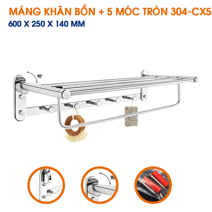mang-khan-bon-xep-5-moc-tron-304-cx5