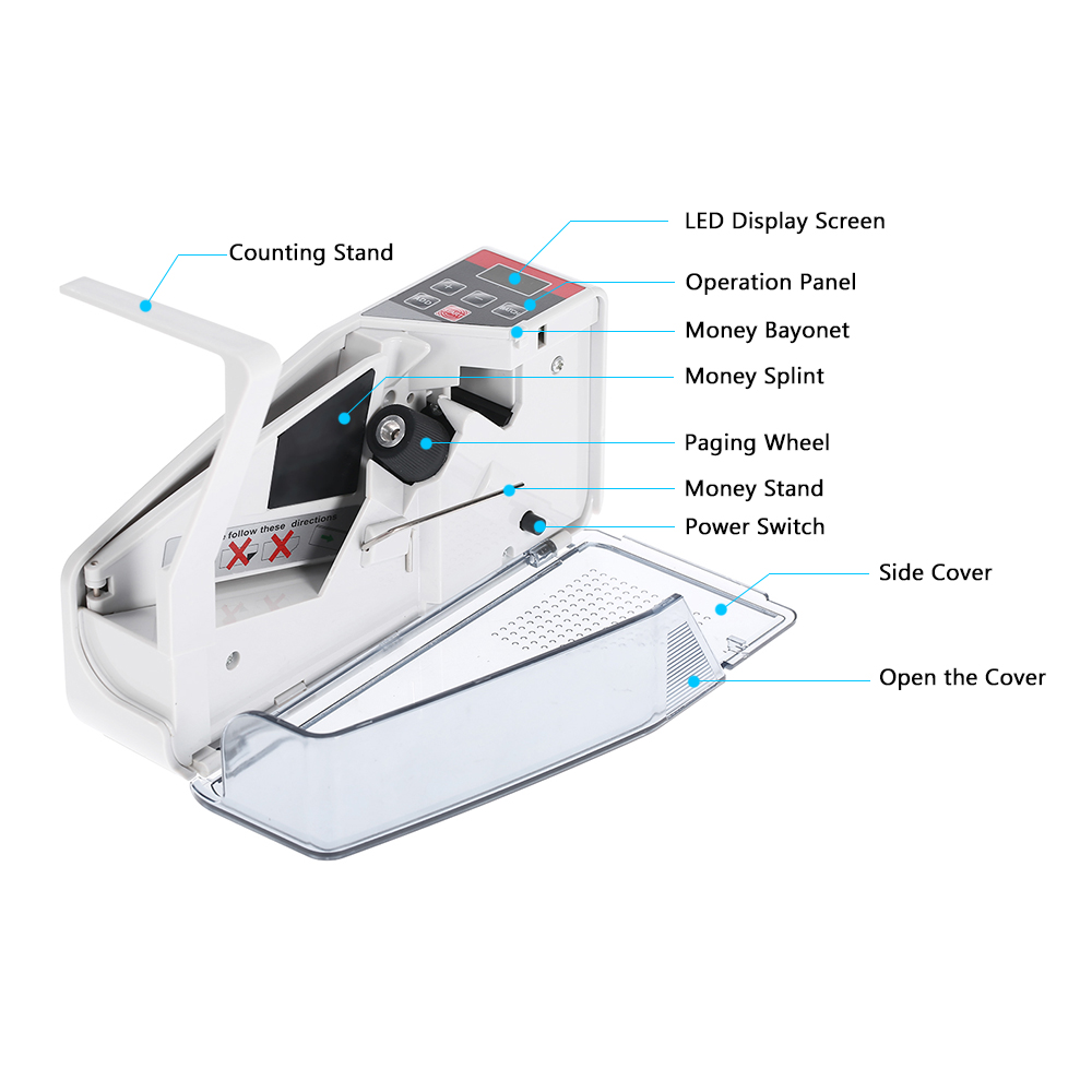 Máy Đếm Tiền Cầm Tay (AC100-240V)