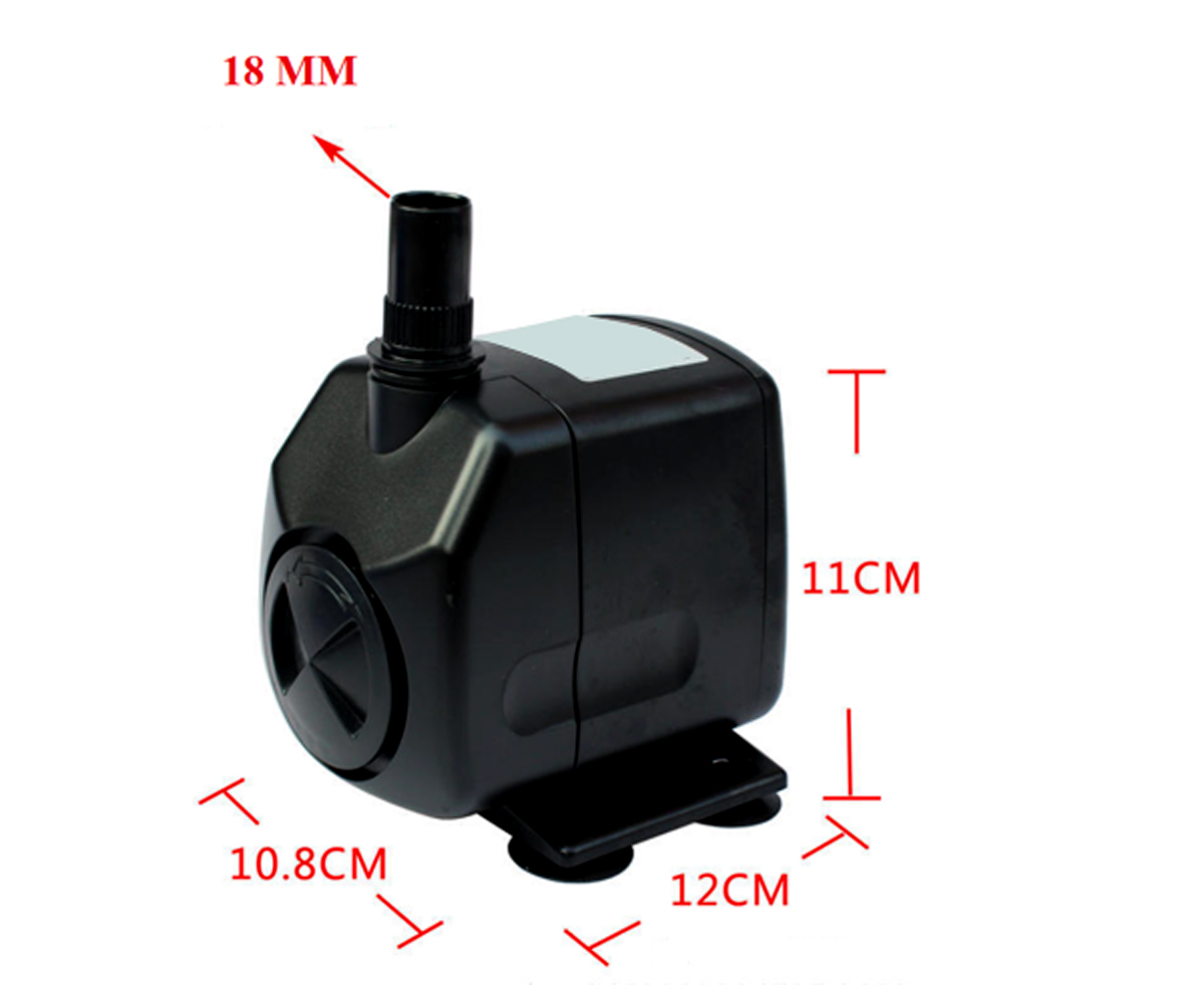 Máy bơm nước AP3500 60W, 3000LH dùng cho bể cá, hồ thủy sinh, hòn non bộ, thủy canh