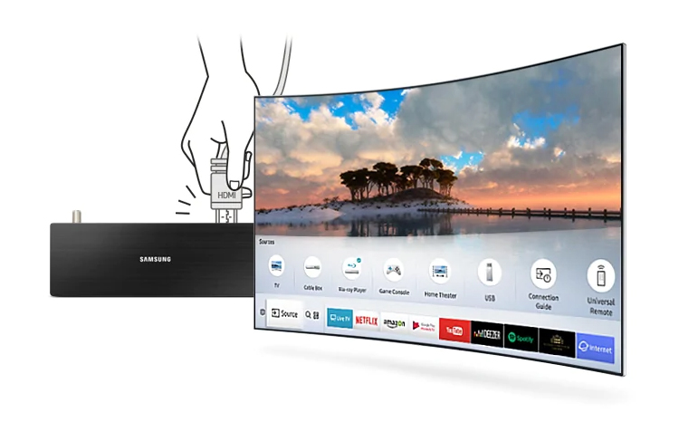 Smart Tivi Màn Hình Cong Samsung 55 inch UA55MU6500KXXV