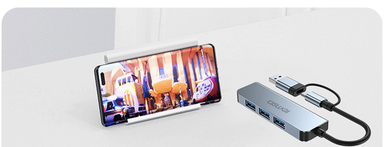 hub usb c, hub type c aswei 4in1