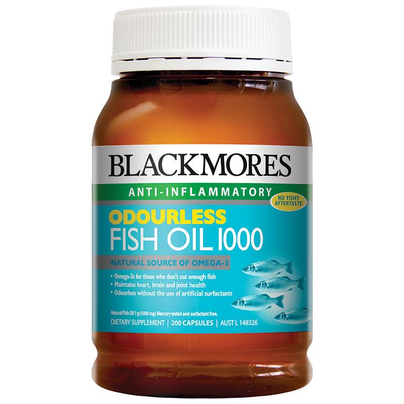 thực phẩm chức năng blackmores odourless fish oil 1000 (200 viên) 4