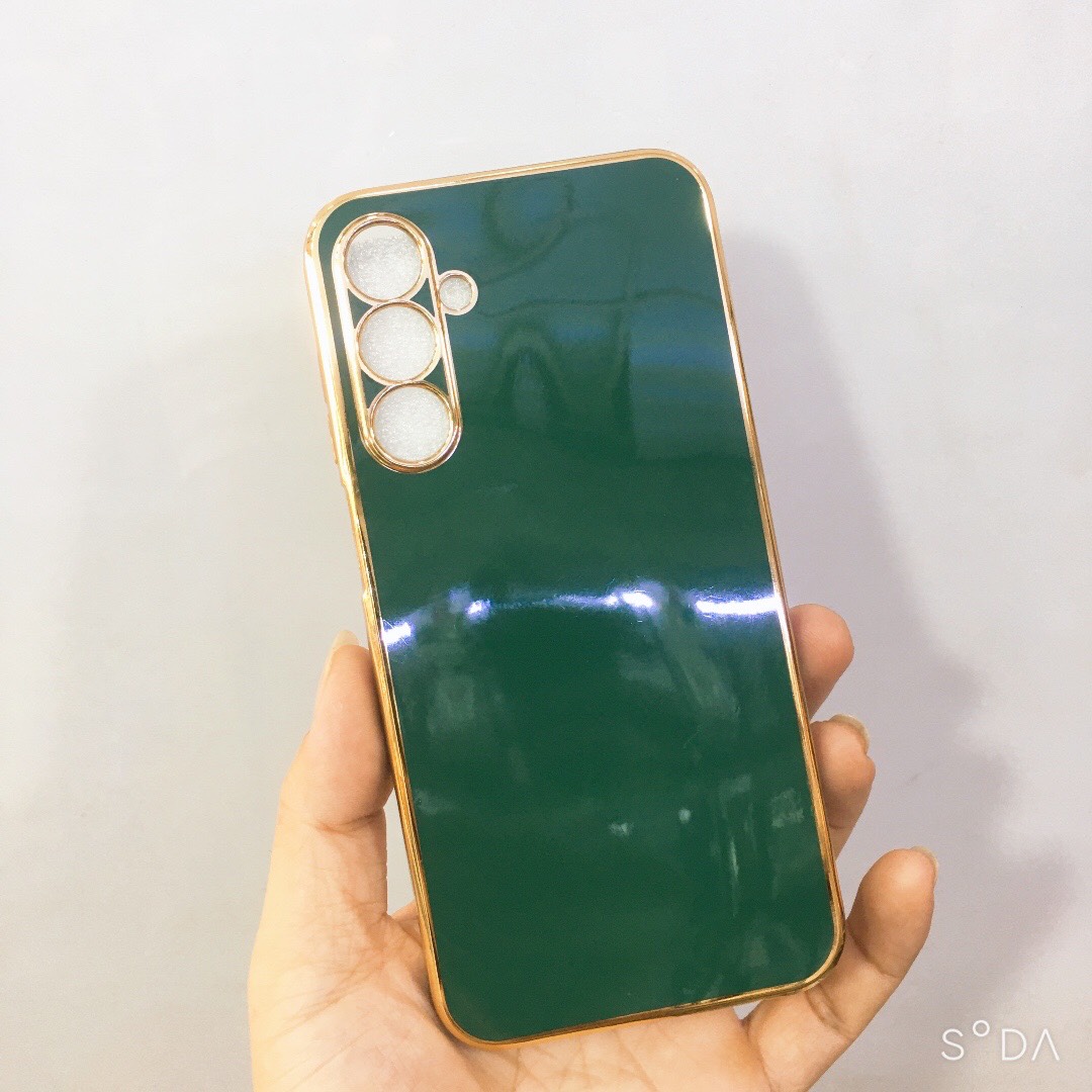 Ốp lưng cho Samsung A15 | A25 5G dẻo TPU màu viền xi 6D sang trọng, chống bám bẫn( hàng chính hãng)