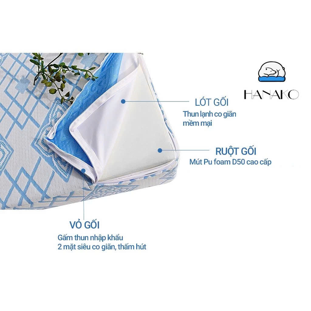 Gối kê chân chống giãn tĩnh mạch YOROKOBI cao 25cm dành cho người đau nhức chân, tiểu đường, tê bì, vọp bẻ, kiến bò, mẹ bầu phù chân tích nước - hàng thương hiệu- TÍM