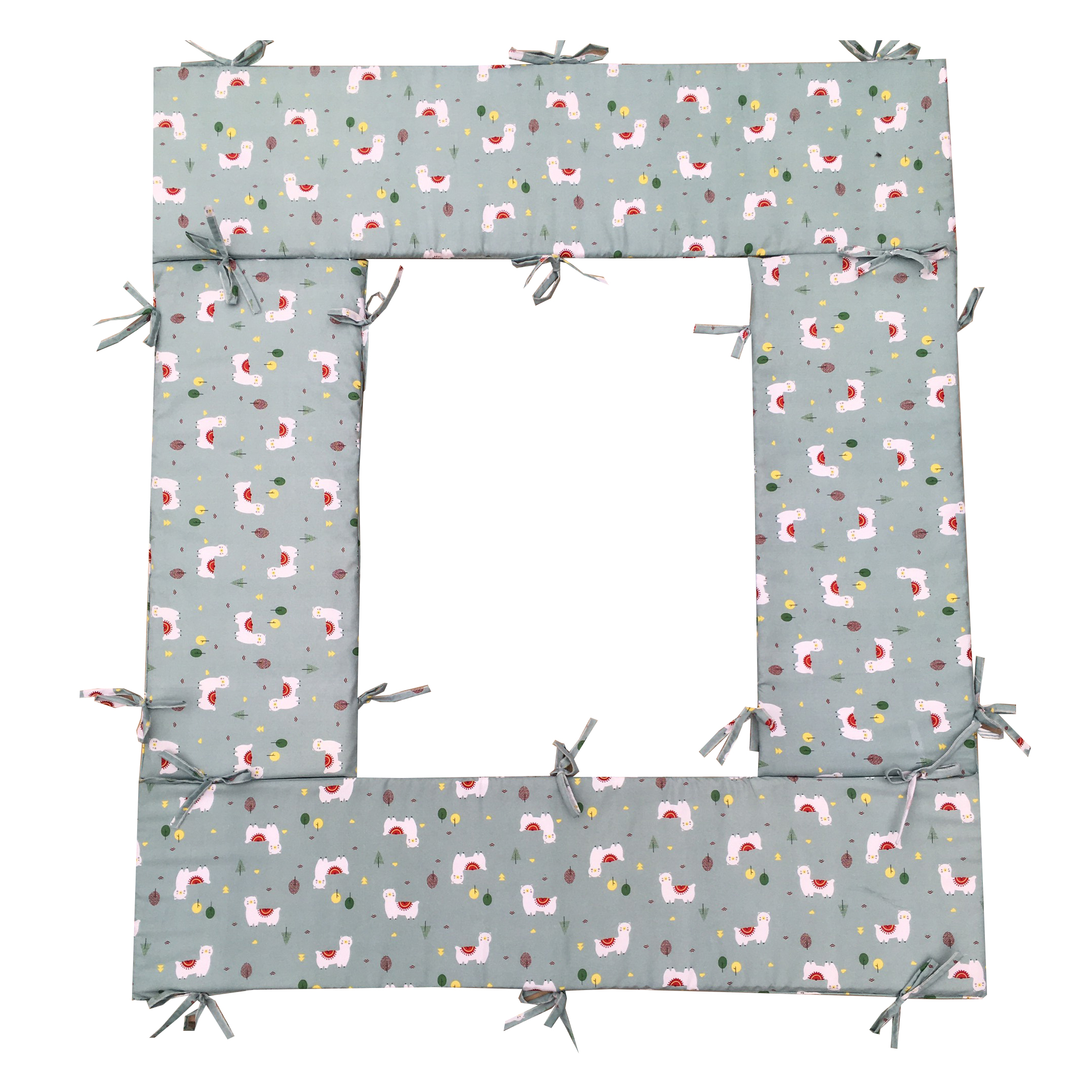 Phụ kiện cũi cho bé - Quây cũi và ga vải bọc đệm