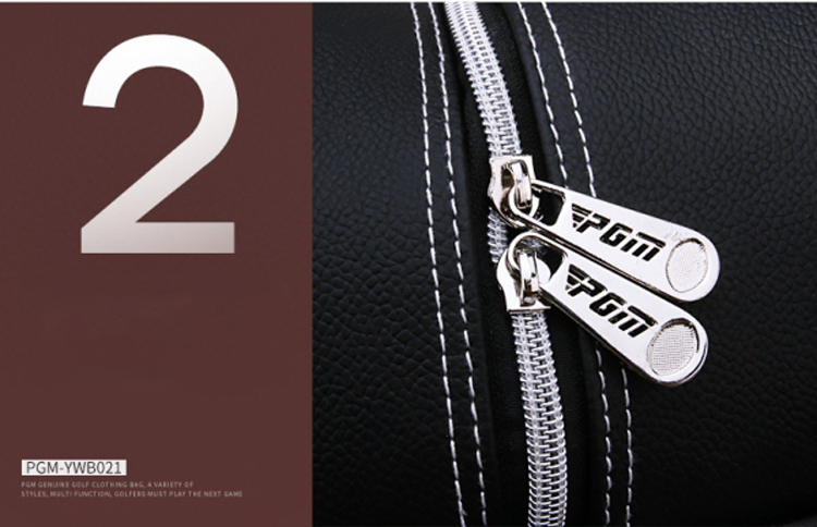 Túi Goft xách tay đựng quần áo da cao cấp PGM YWB021 - Màu đen