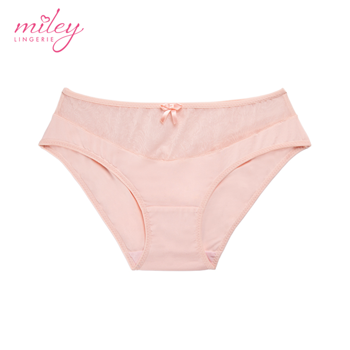 Quần Lót Nữ Dáng Bikini Thun Lạnh Phối Ren Active Miley Lingerie FMM_34