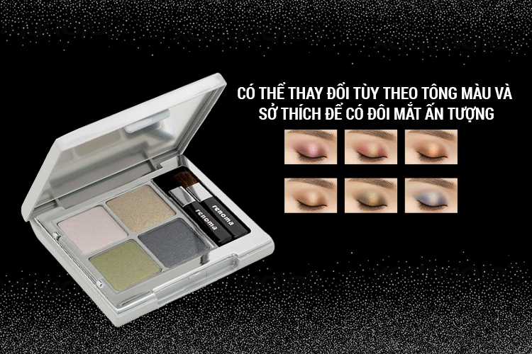 Phấn Mắt 4 Màu Renoma Lareine Eye Shadow #12