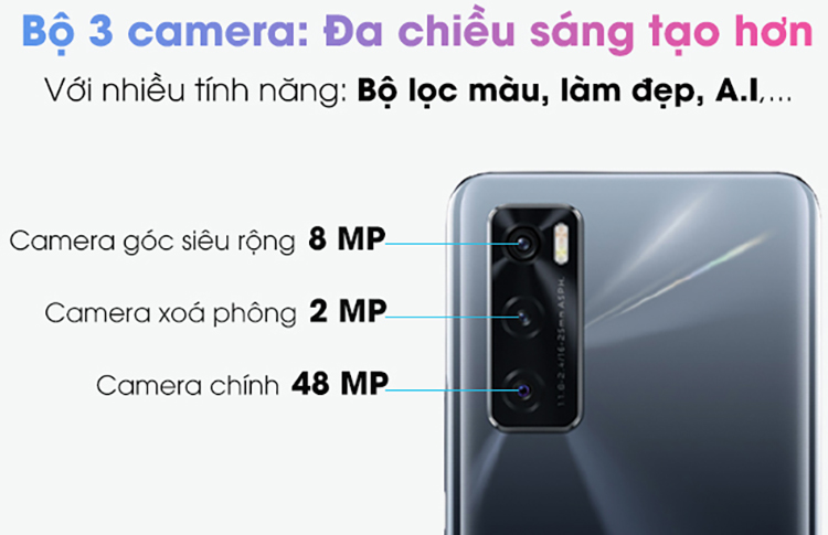 Điện Thoại Vivo V20 SE (8GB/128GB) - Hàng Chính Hãng