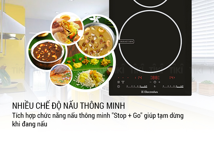Bếp Âm Từ Đôi Electrolux EEH353C - 30cm (3700W)