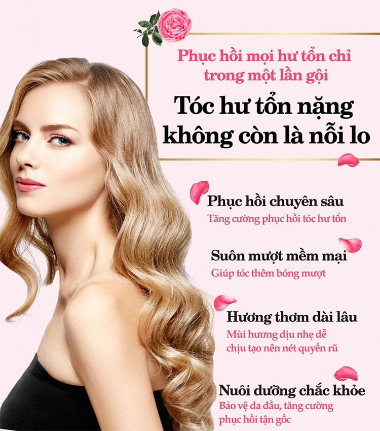 Combo Dầu Gội (Hồng) + Tinh chất +Dầu Xả Parco Dưỡng Tóc Chắc Khỏe-Phục hồi mềm mượt