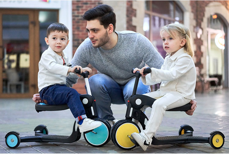 xe scooter đa năng 5 trong 1 Roadstar Freekids bebehoo cho bé 1-6 tuổi