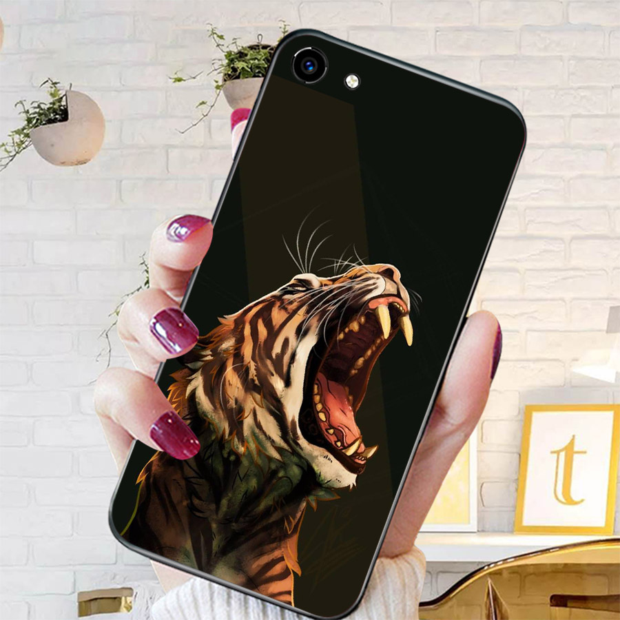 Ốp điện thoại Oppo A83/A1 - Hổ dũng mãnh MS DGVT0003