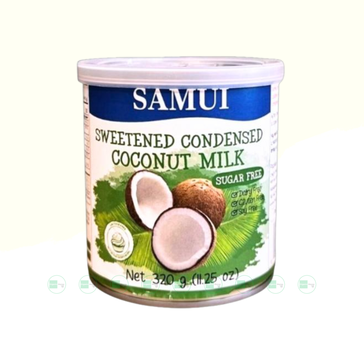 Sữa đặc thuần chay từ dừa không đường SAMUI 320gr sweetened Condensed coconut milk Sugar free