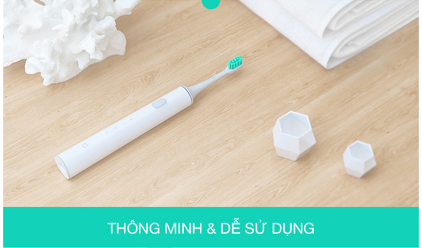 Bàn Chải Đánh Răng Xiaomi Mi Electric Toothbrush NUN4000CN (White) - Hàng Chính Hãng