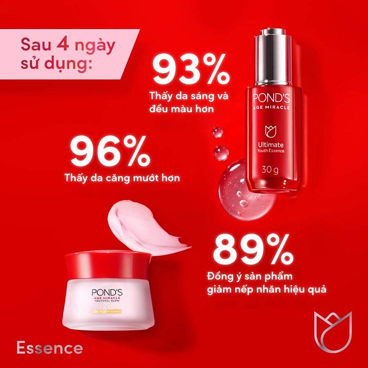 Dưỡng chất ngăn ngừa lão hóa chuyên sâu Pond's Age Miracle Youth Essence 30ml