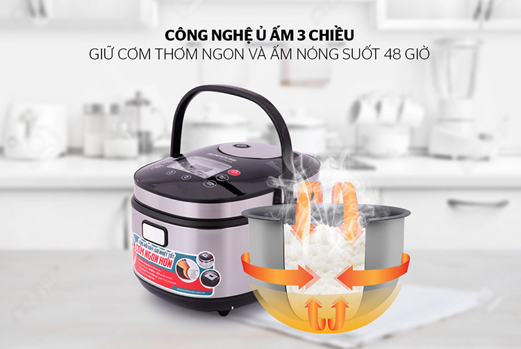 Nồi Cơm Điện Tử Sunhouse Mama SHD8903 (1.8 Lít) - Hàng chính hãng