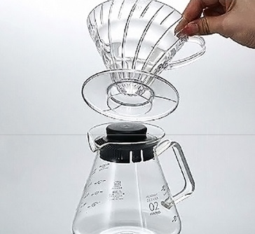 HARIO coffee filter cup V60 drip type heat-resistant resin hand-washed coffee pot filter cup VD-01T
