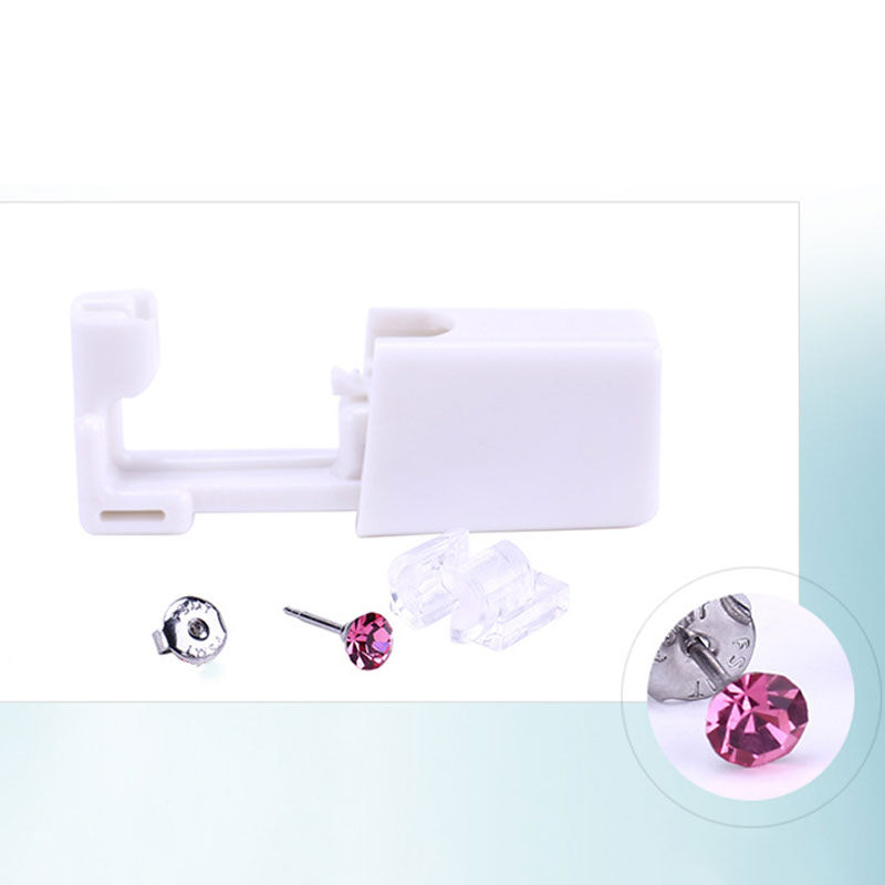 Dụng Cụ Bấm Lỗ Tai Không Đau Trắng